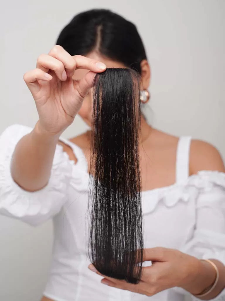 Seamless Straight Hair Side Patch ( 1 clip )
