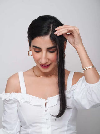 Seamless Straight Hair Side Patch ( 1 clip )