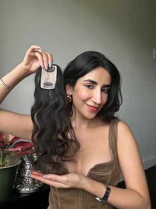 Mini Scalp Topper Silk Base Hair Topper